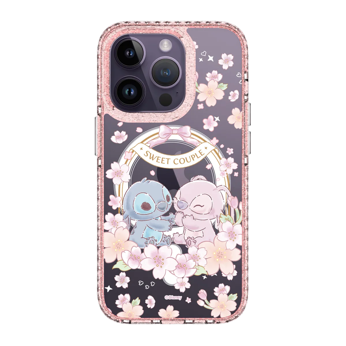 5941-iphone-14-pro-golden-case-magsafe-compatible-pink-glitter