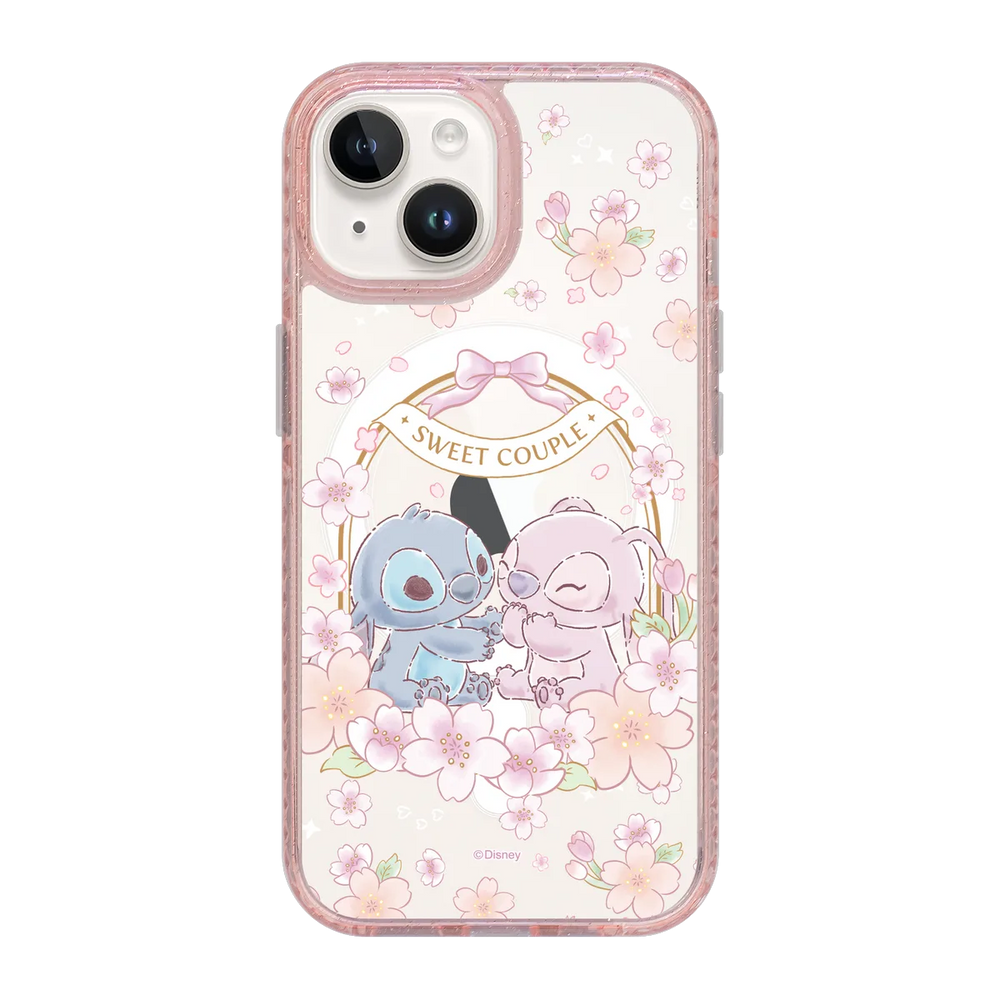 5941-iphone-15-golden-case-magsafe-compatible-pink-glitter