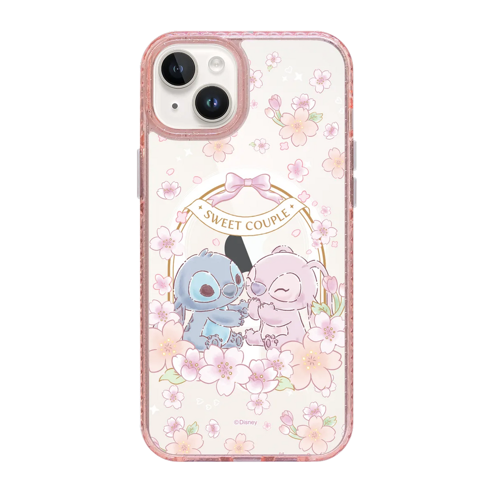 5941-iphone-15-plus-golden-case-magsafe-compatible-pink-glitter