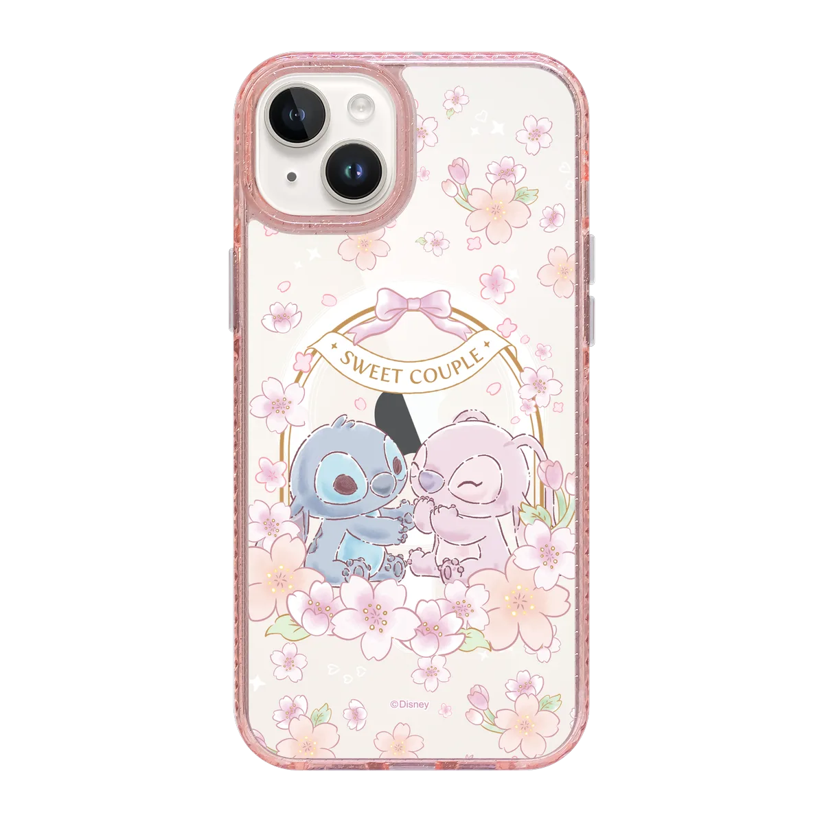 5941-iphone-15-plus-golden-case-magsafe-compatible-pink-glitter