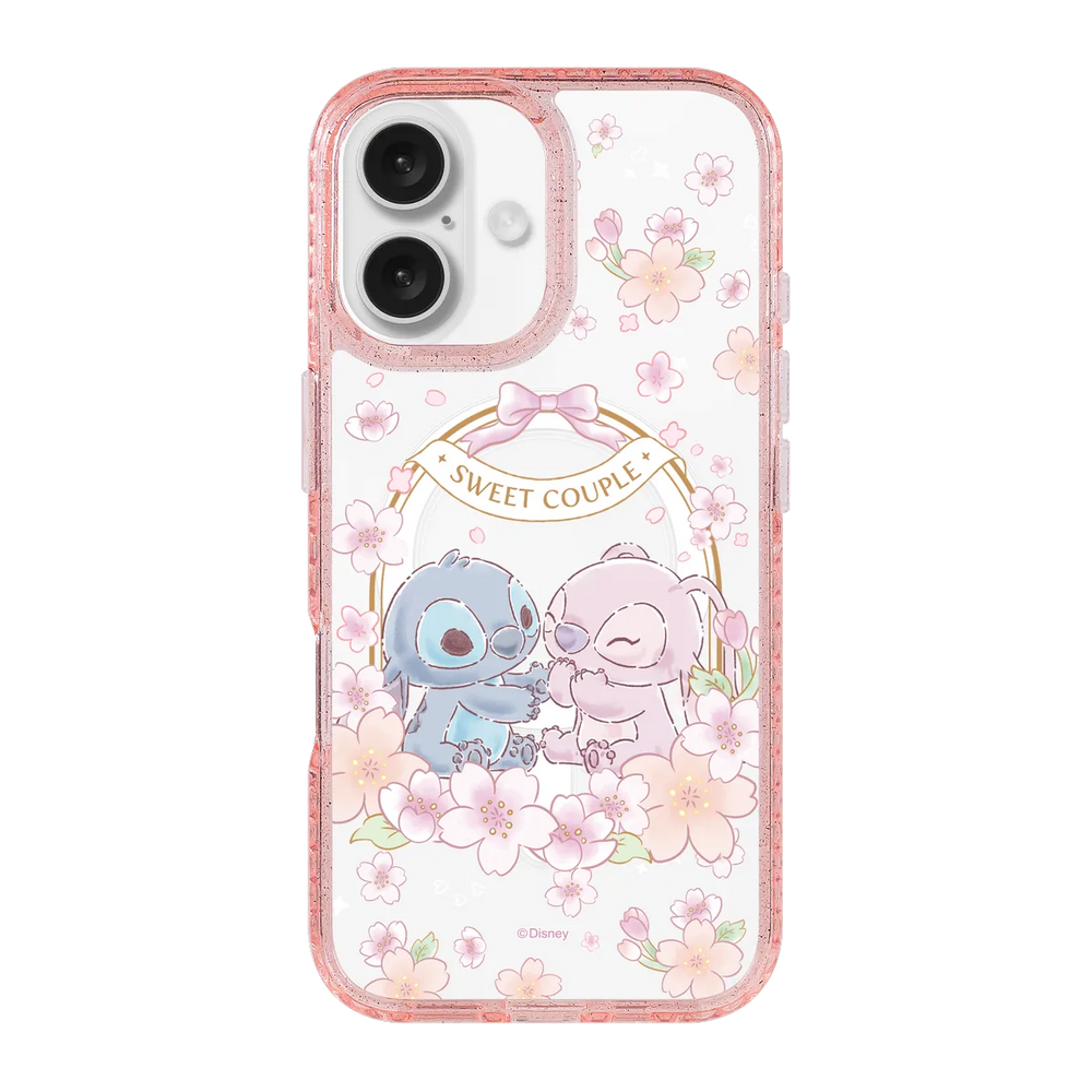 5941-iphone-16-golden-case-magsafe-compatible-pink-glitter