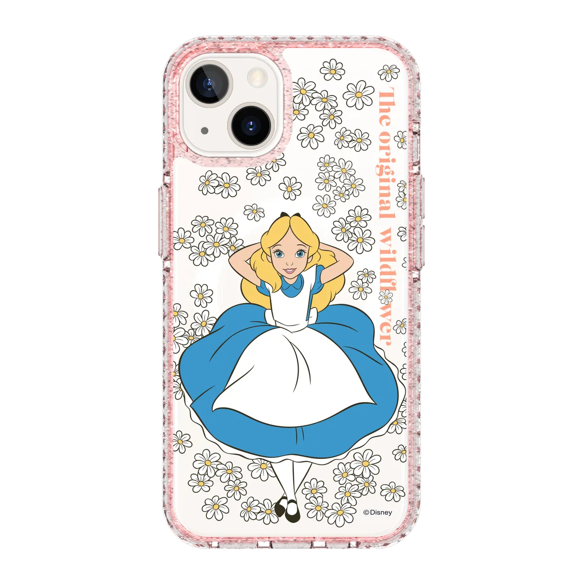 5944-iphone-13-golden-case-magsafe-compatible-pink-glitter