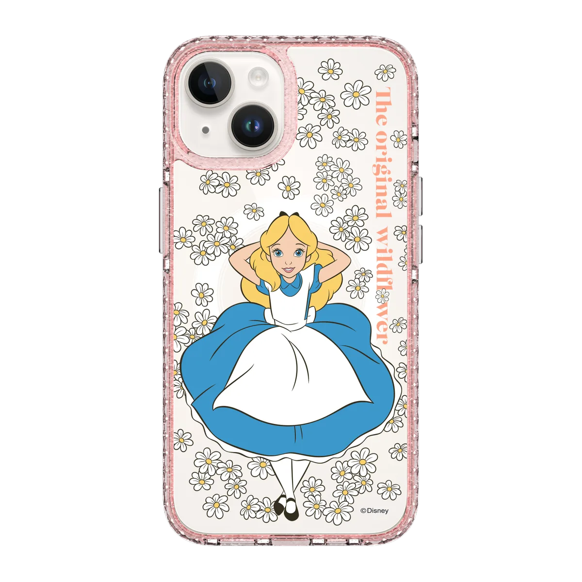 5944-iphone-14-golden-case-magsafe-compatible-pink-glitter