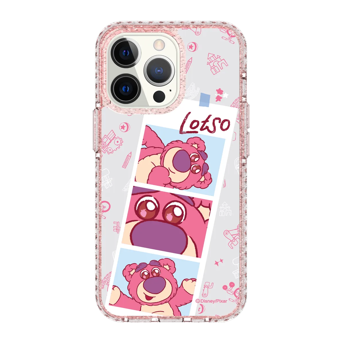 5977-iphone-13-pro-golden-case-magsafe-compatible-pink-glitter