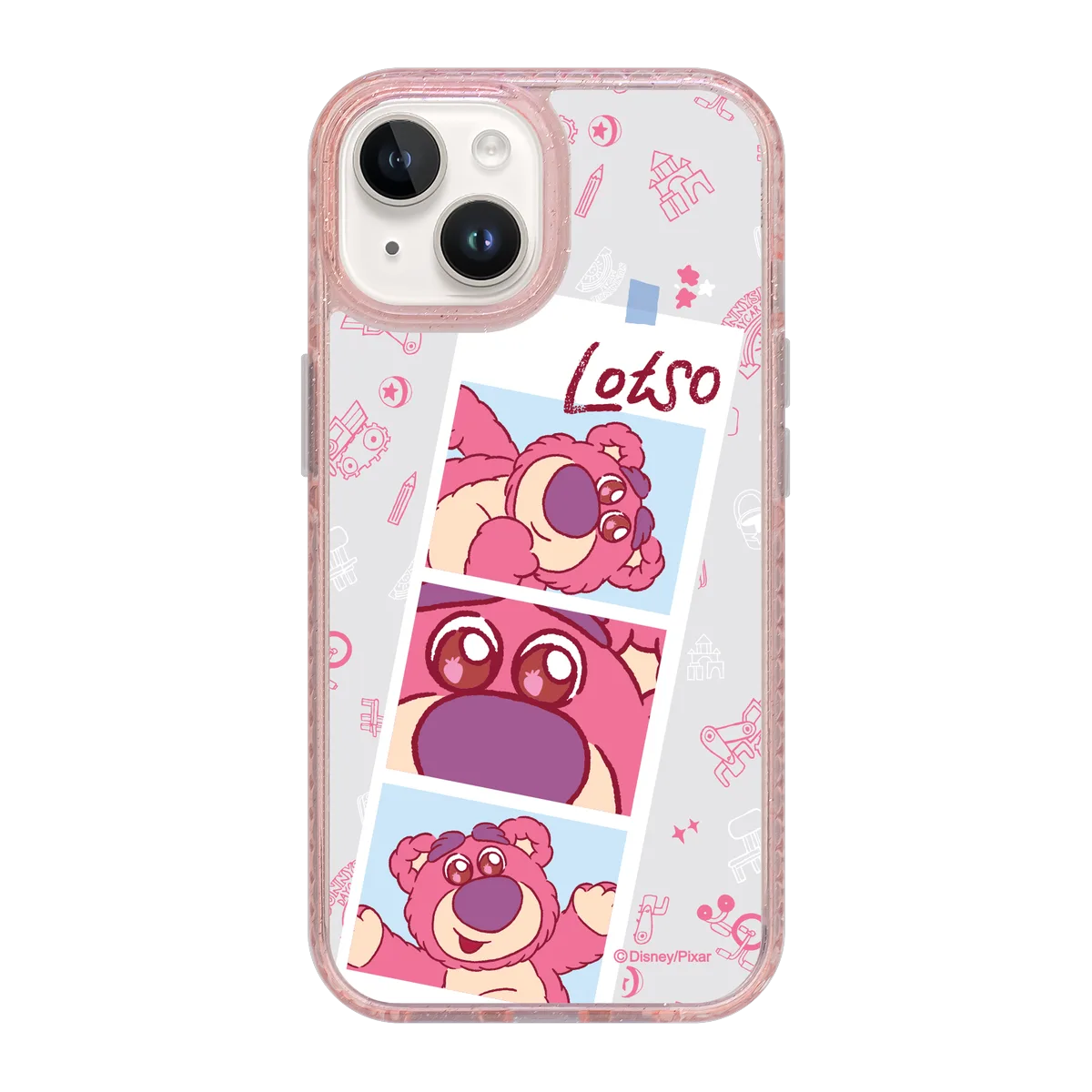 5977-iphone-15-golden-case-magsafe-compatible-pink-glitter
