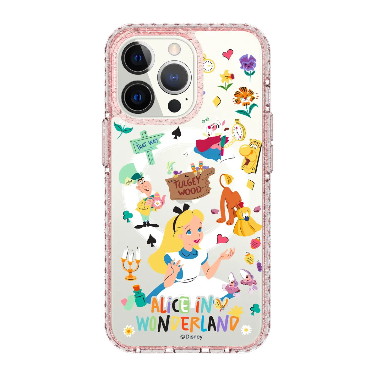5984-iphone-13-pro-golden-case-magsafe-compatible-pink-glitter