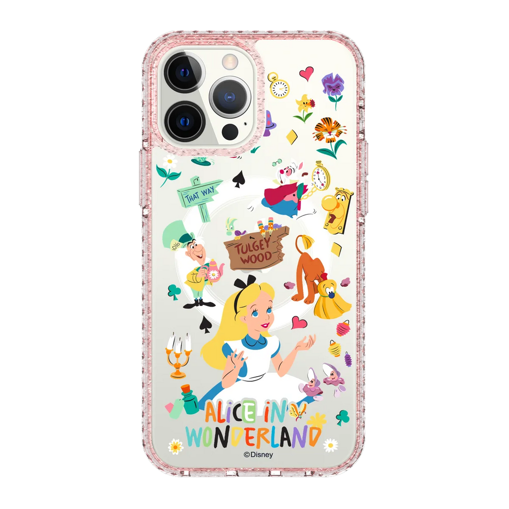 5984-iphone-13-pro-max-golden-case-magsafe-compatible-pink-glitter