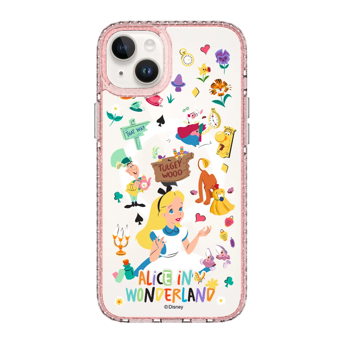 5984-iphone-14-plus-golden-case-magsafe-compatible-pink-glitter