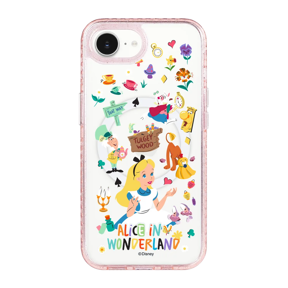 5984-iphone-16-e-golden-case-magsafe-compatible-pink-glitter