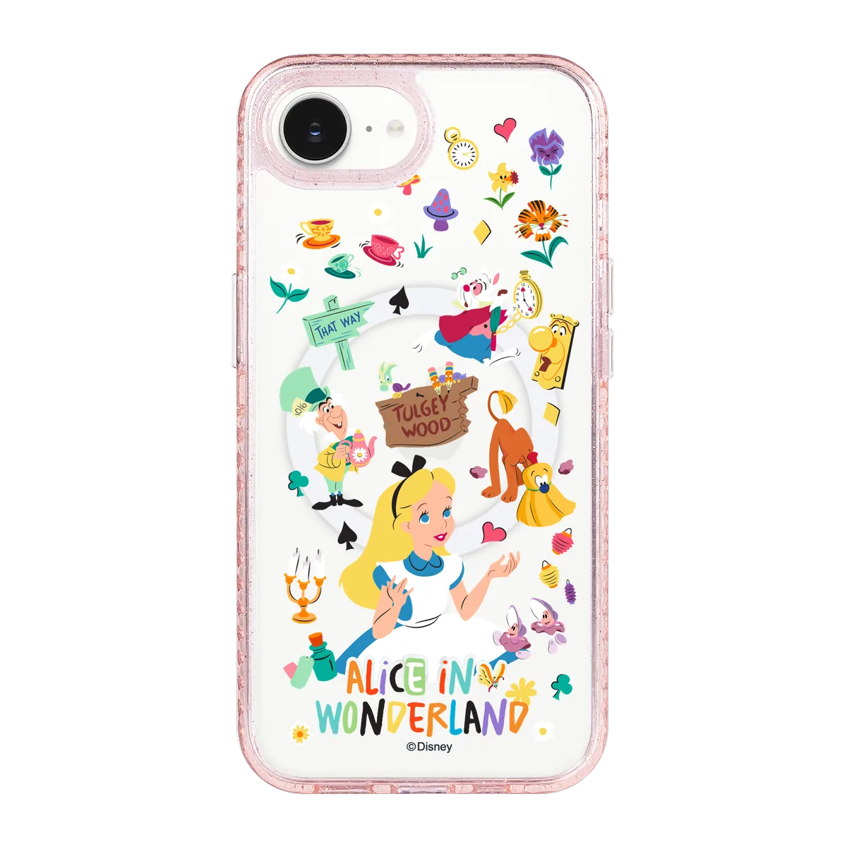 5984-iphone-16-e-golden-case-magsafe-compatible-pink-glitter