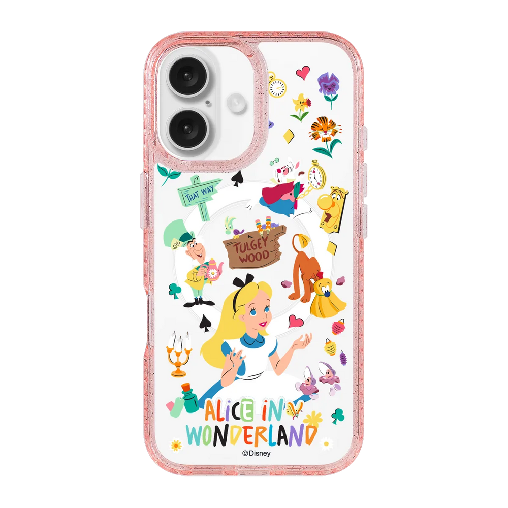 5984-iphone-16-golden-case-magsafe-compatible-pink-glitter