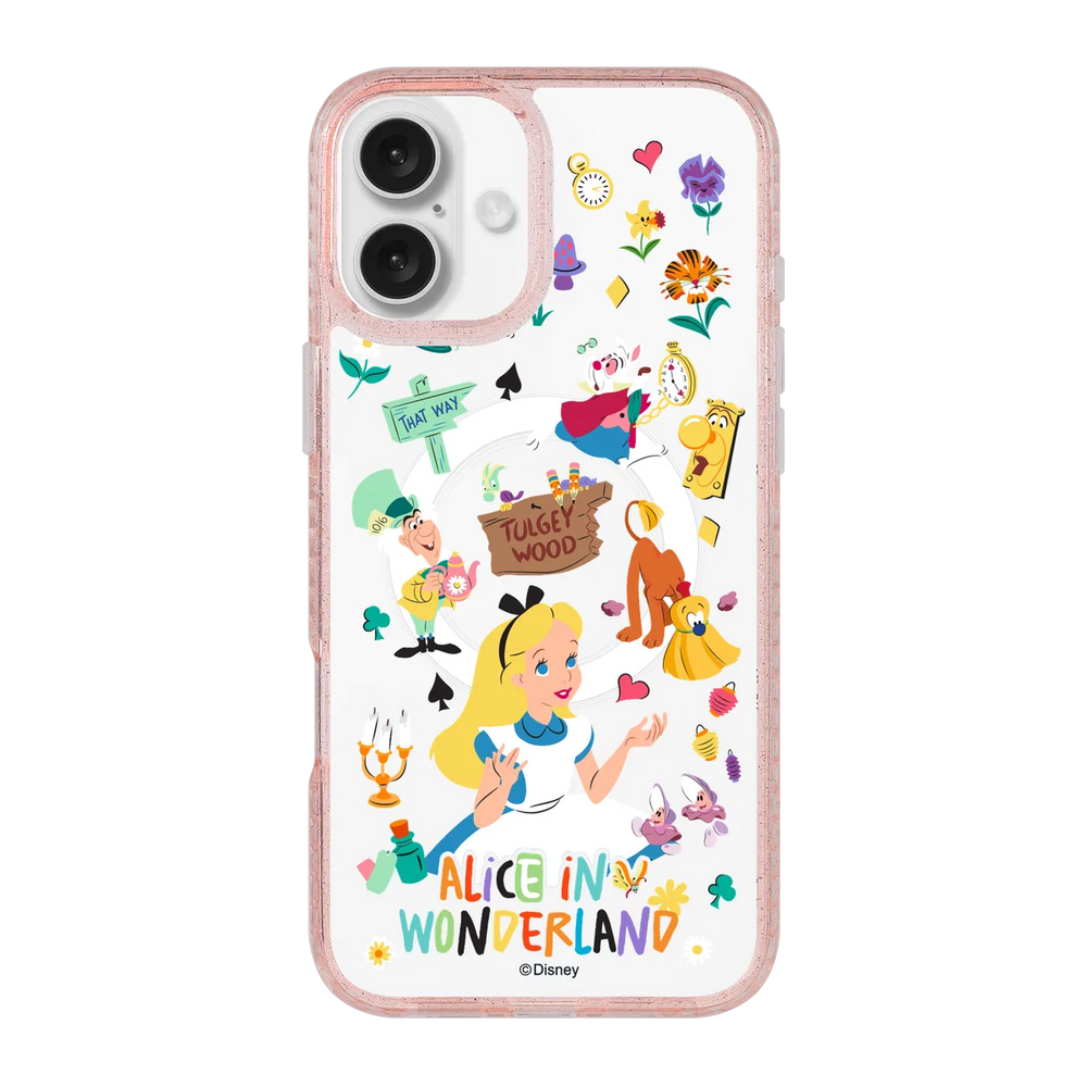 5984-iphone-16-plus-golden-case-magsafe-compatible-pink-glitter