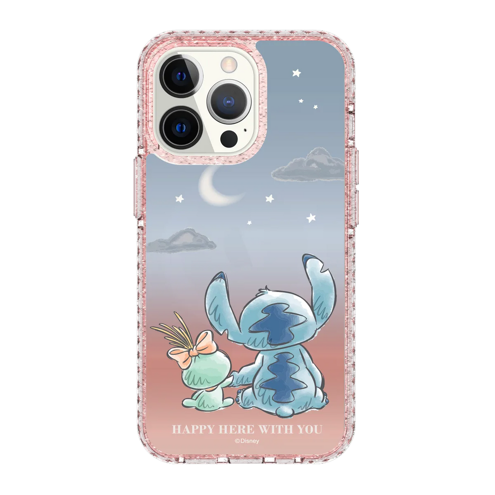 6018-iphone-13-pro-golden-case-magsafe-compatible-pink-glitter