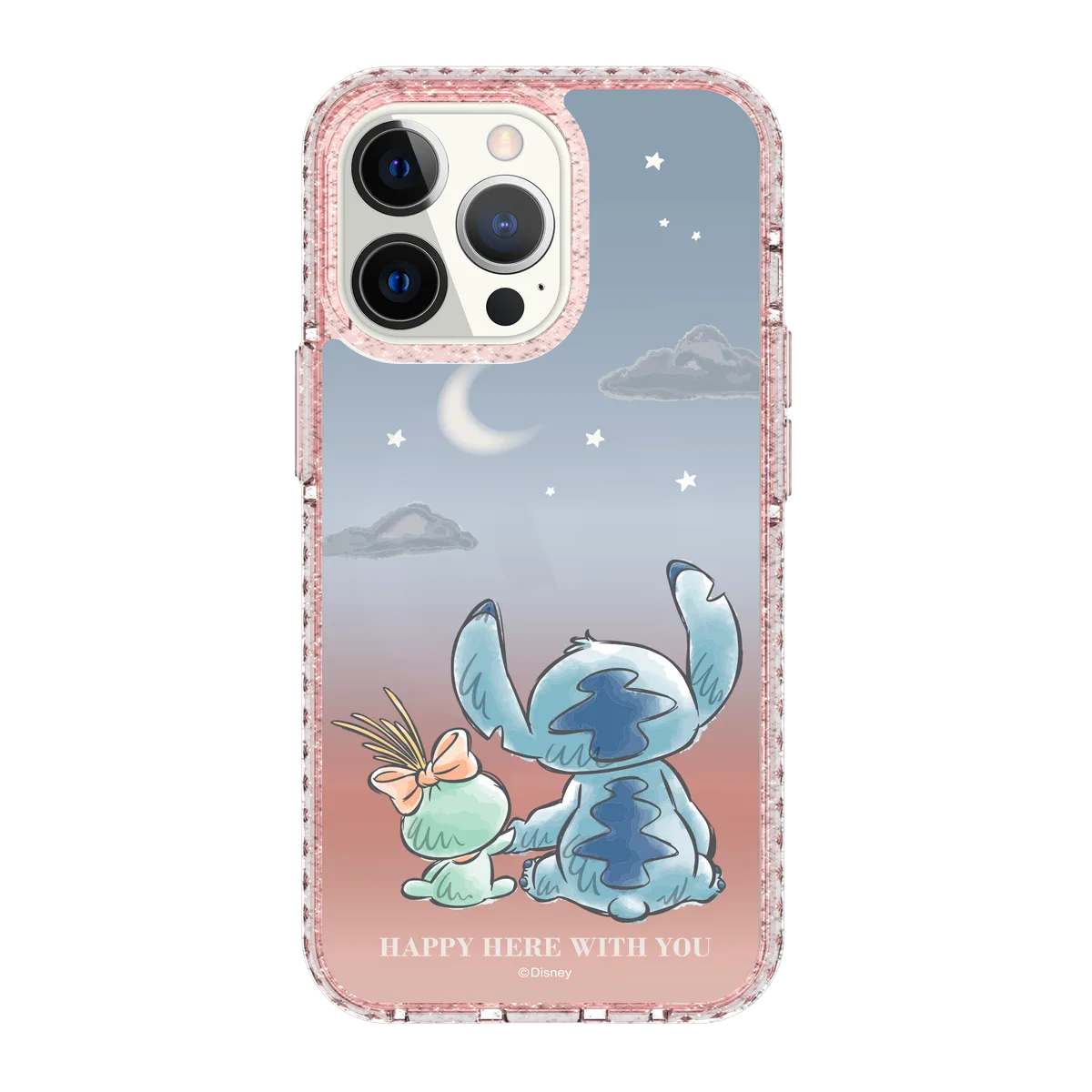 6018-iphone-13-pro-golden-case-magsafe-compatible-pink-glitter