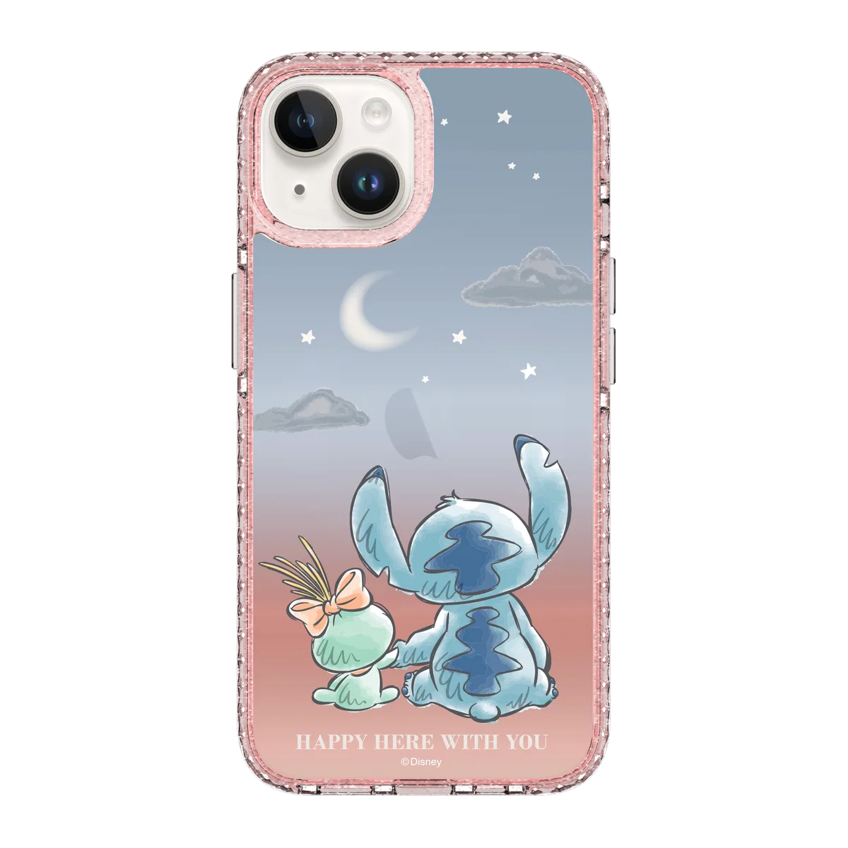 6018-iphone-14-golden-case-magsafe-compatible-pink-glitter