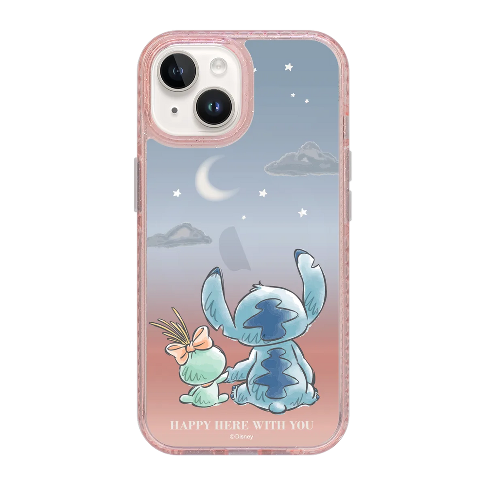 6018-iphone-15-golden-case-magsafe-compatible-pink-glitter