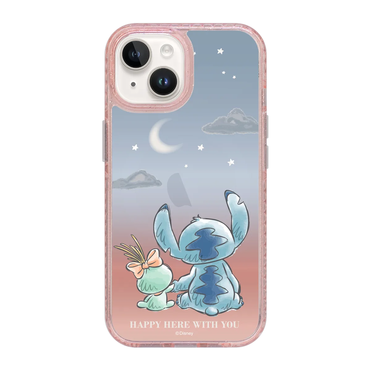 6018-iphone-15-golden-case-magsafe-compatible-pink-glitter