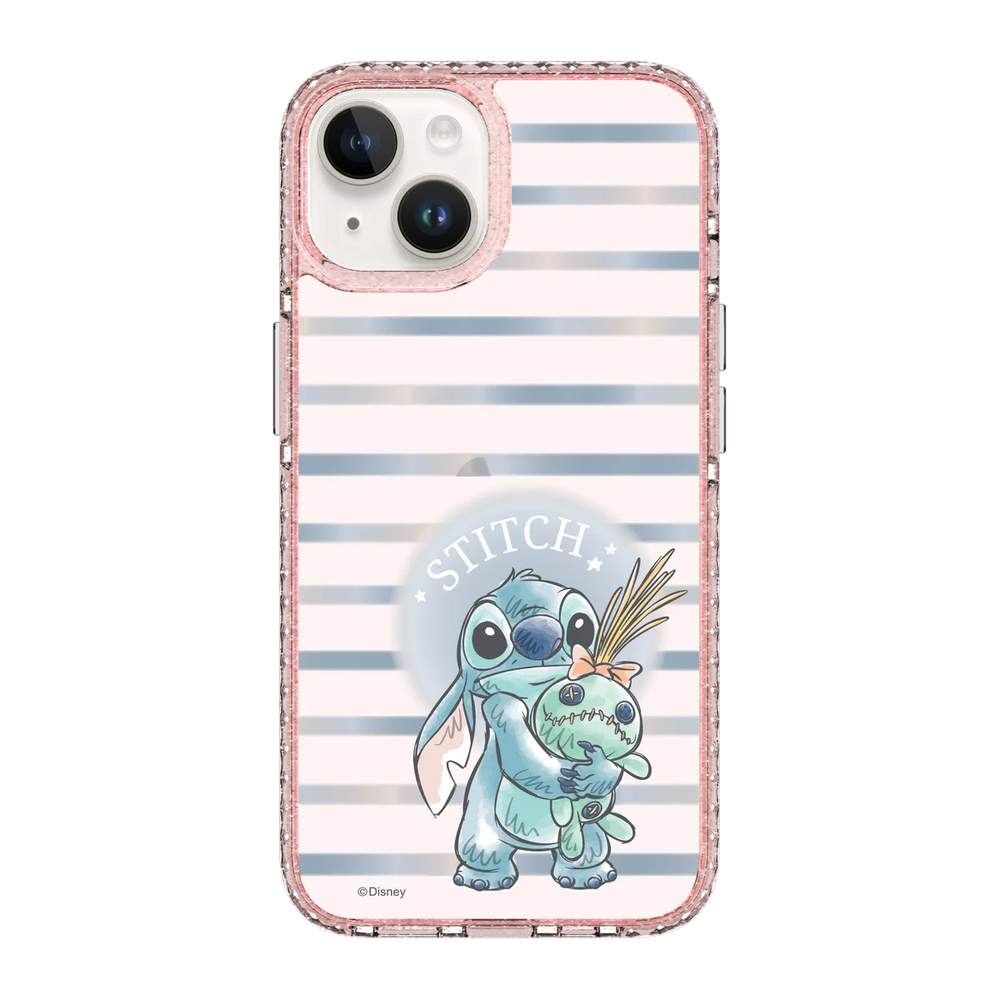 6019-iphone-14-golden-case-magsafe-compatible-pink-glitter