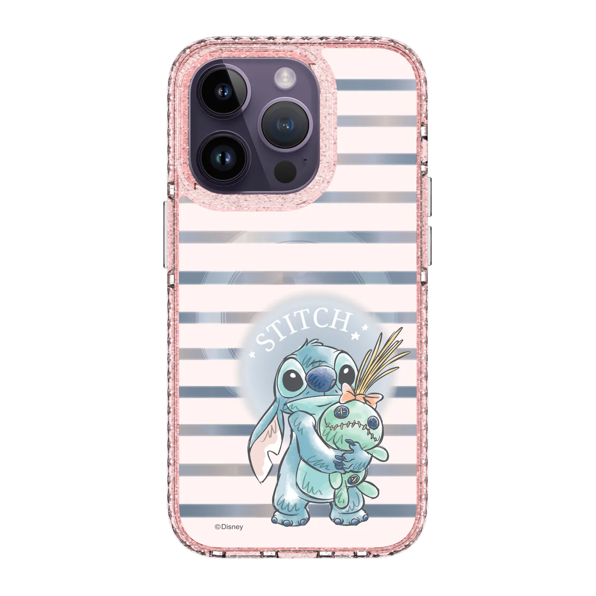 6019-iphone-14-pro-golden-case-magsafe-compatible-pink-glitter
