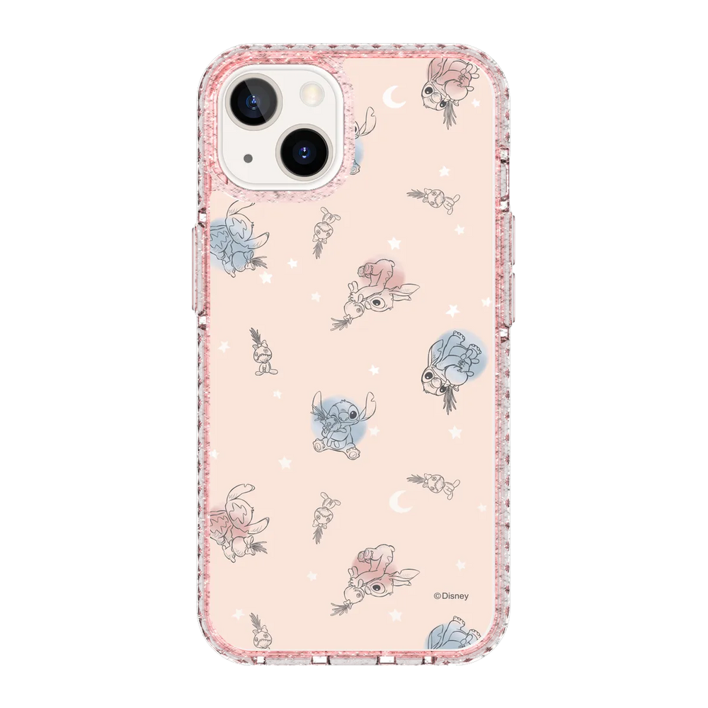 6020-iphone-13-golden-case-magsafe-compatible-pink-glitter