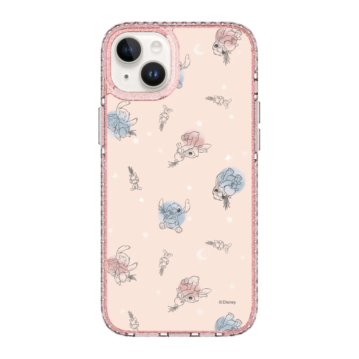 6020-iphone-14-plus-golden-case-magsafe-compatible-pink-glitter