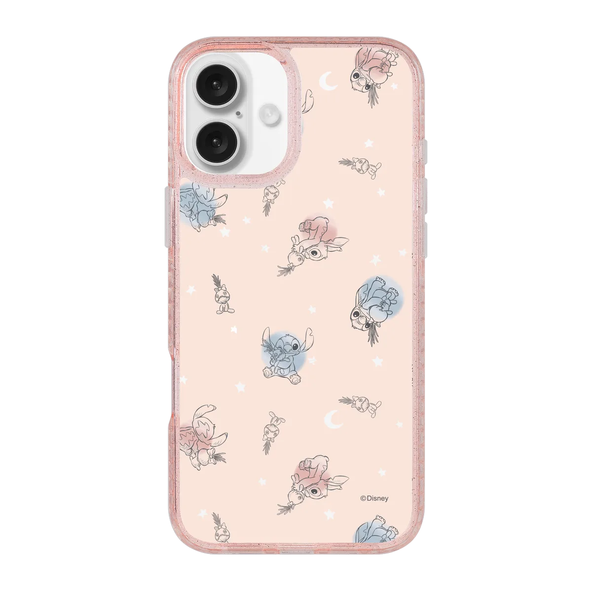 6020-iphone-16-plus-golden-case-magsafe-compatible-pink-glitter