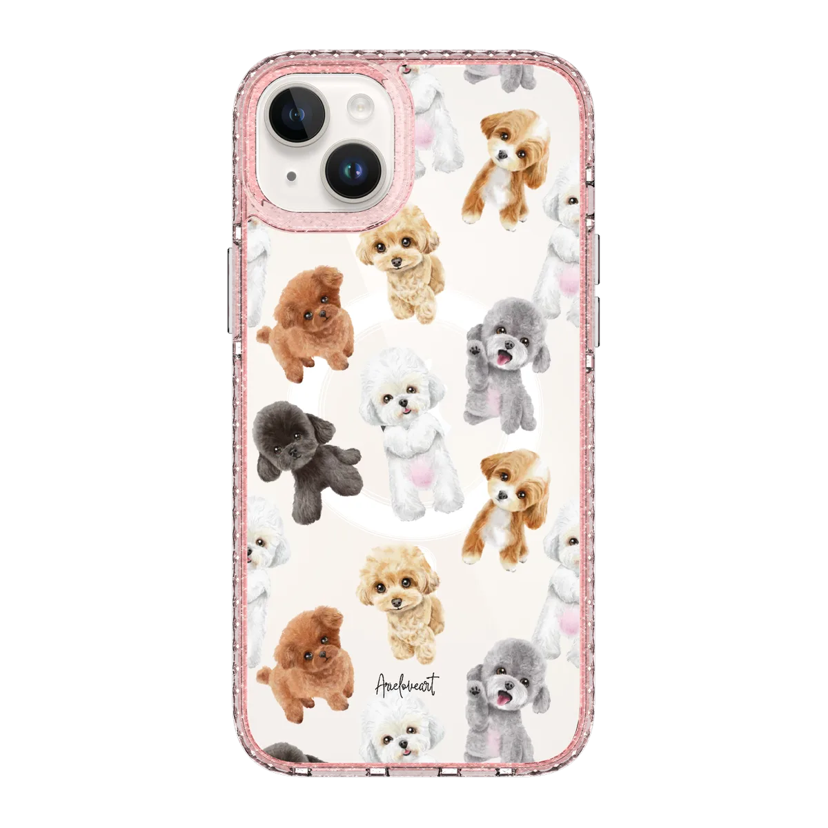 6022-iphone-14-plus-golden-case-magsafe-compatible-pink-glitter