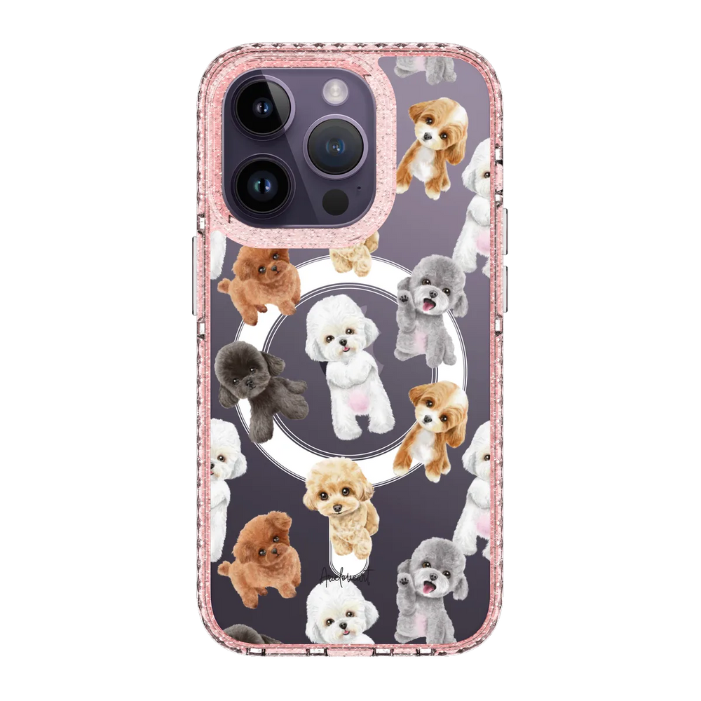6022-iphone-14-pro-golden-case-magsafe-compatible-pink-glitter