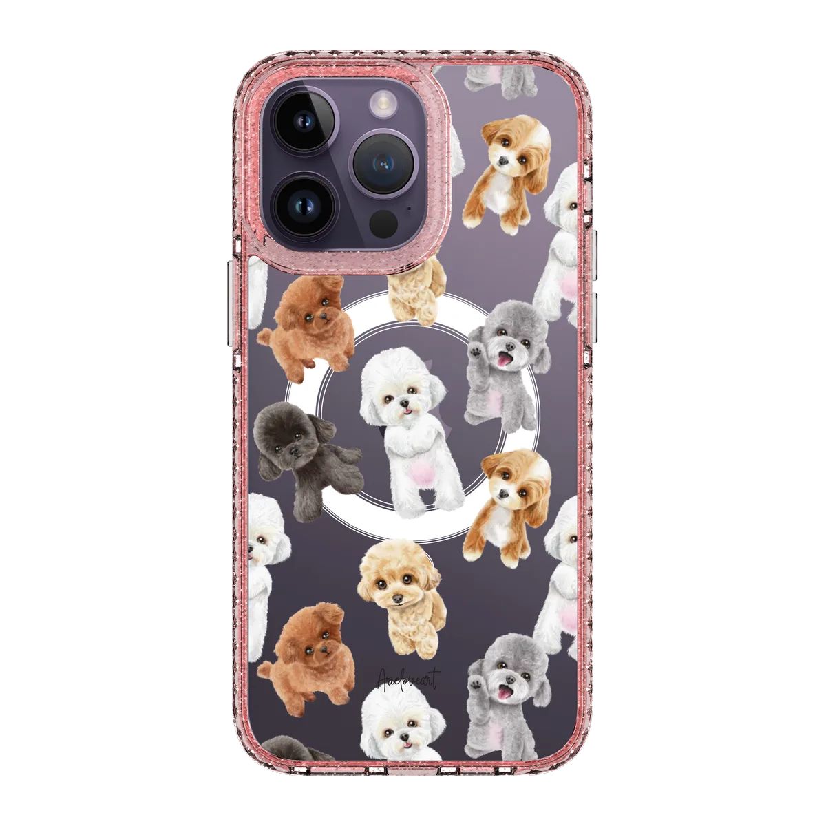 6022-iphone-14-pro-max-golden-case-magsafe-compatible-pink-glitter