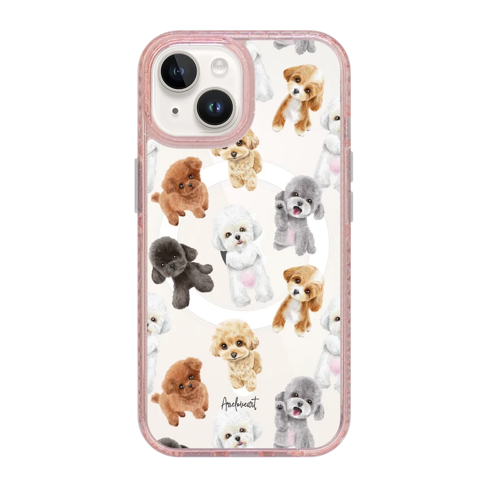 6022-iphone-15-golden-case-magsafe-compatible-pink-glitter