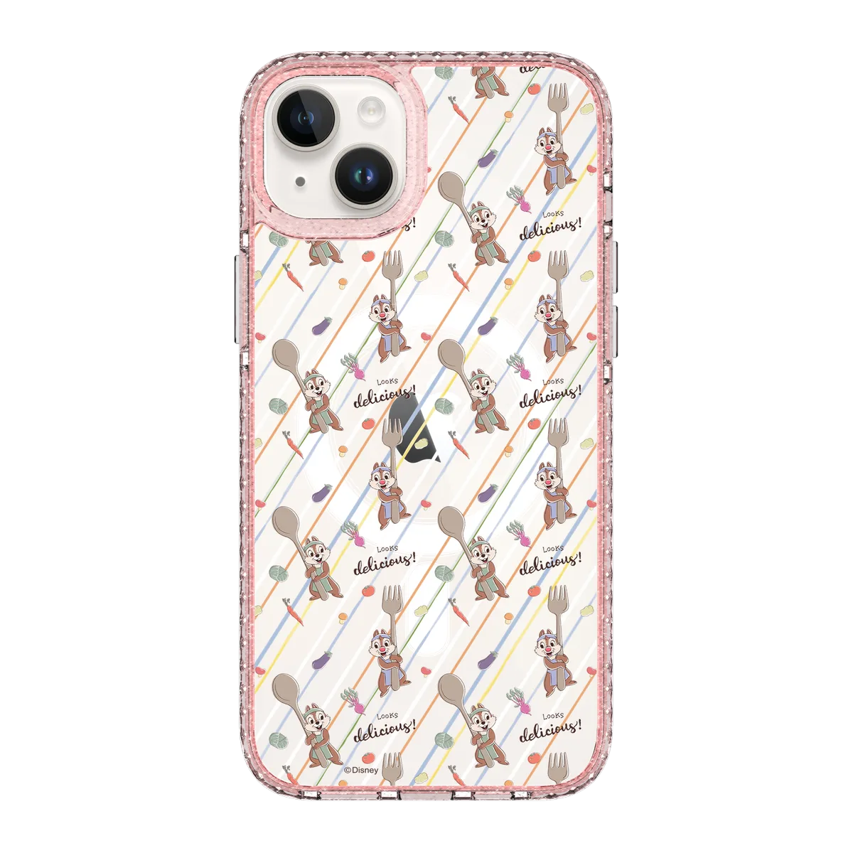 6036-iphone-14-plus-golden-case-magsafe-compatible-pink-glitter