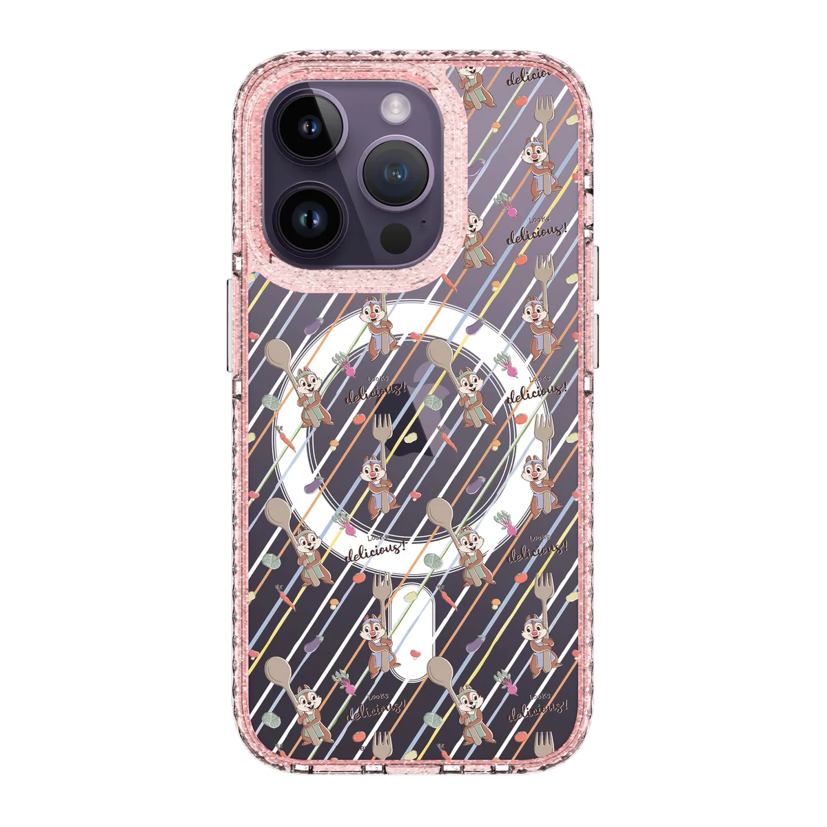 6036-iphone-14-pro-golden-case-magsafe-compatible-pink-glitter