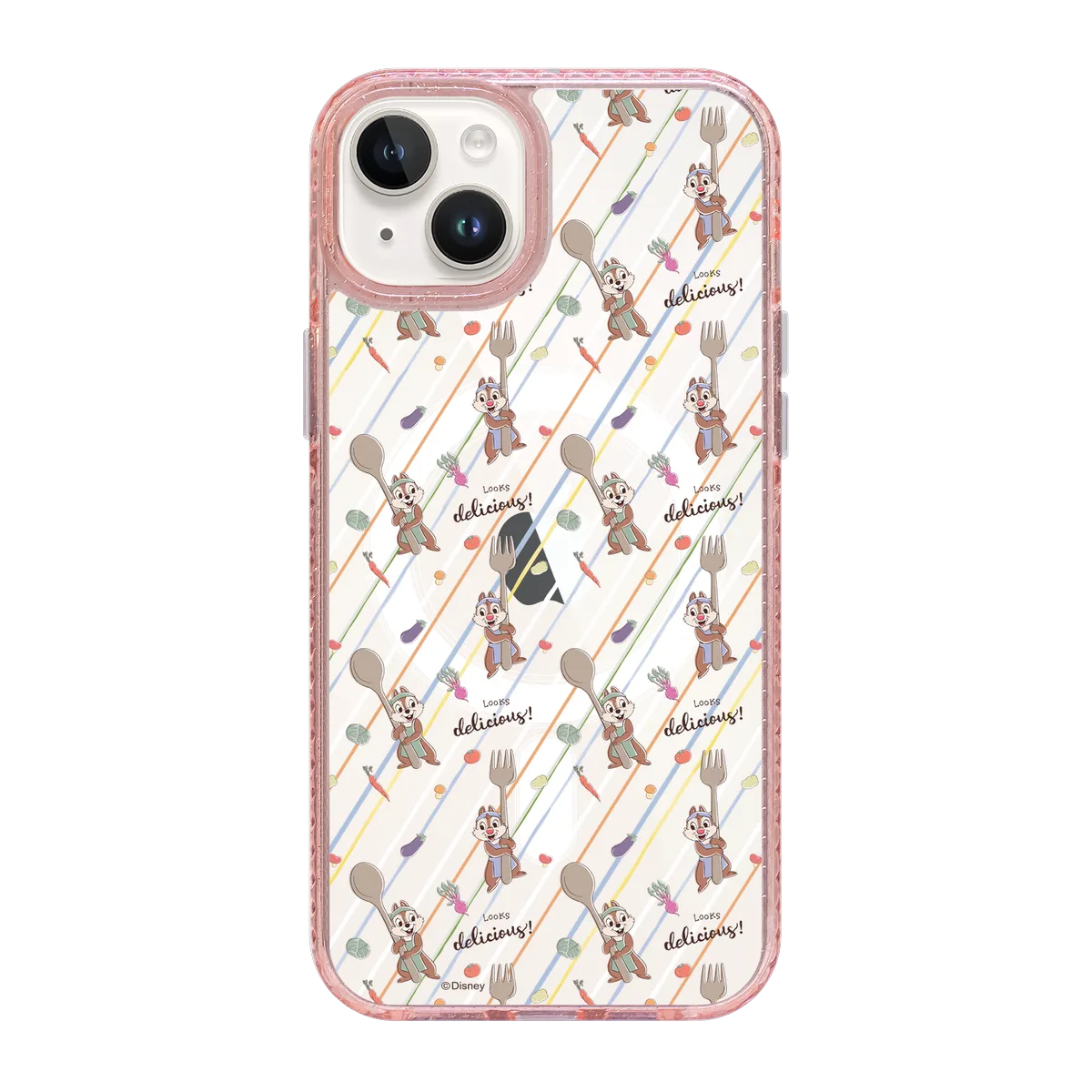 6036-iphone-15-plus-golden-case-magsafe-compatible-pink-glitter