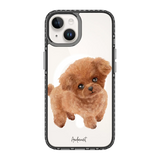 6039-iphone-14-golden-case-magsafe-compatible-transparent-black
