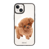 6039-iphone-15-plus-golden-case-magsafe-compatible-transparent-black