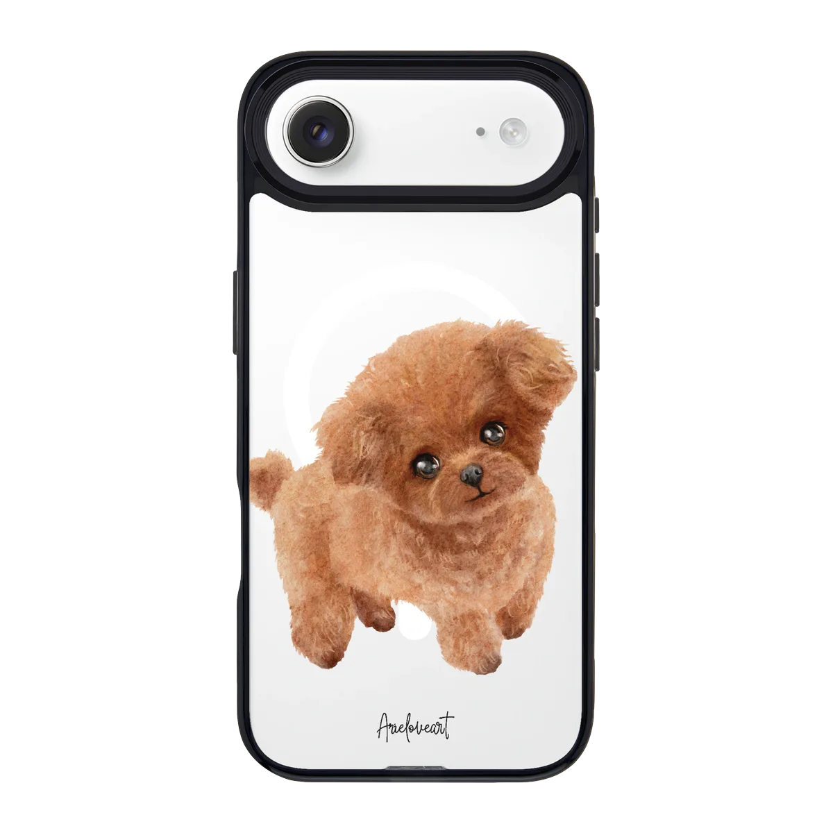 6039-iphone-17-air-goldensnap-case-magsafe-compatible-transparent-black