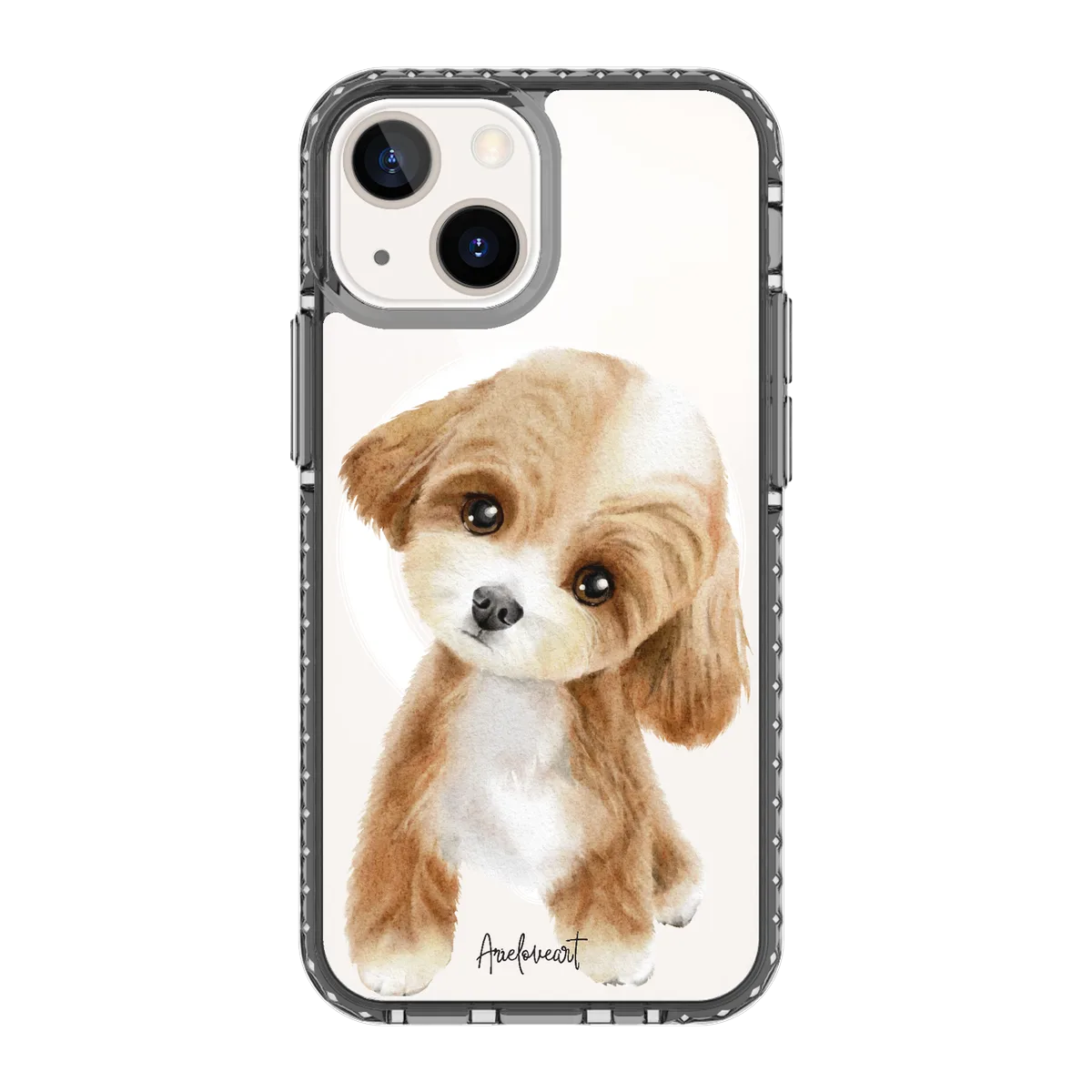 6040-iphone-13-mini-golden-case-magsafe-compatible-transparent-black