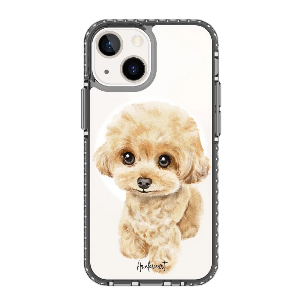 6041-iphone-13-mini-golden-case-magsafe-compatible-transparent-black