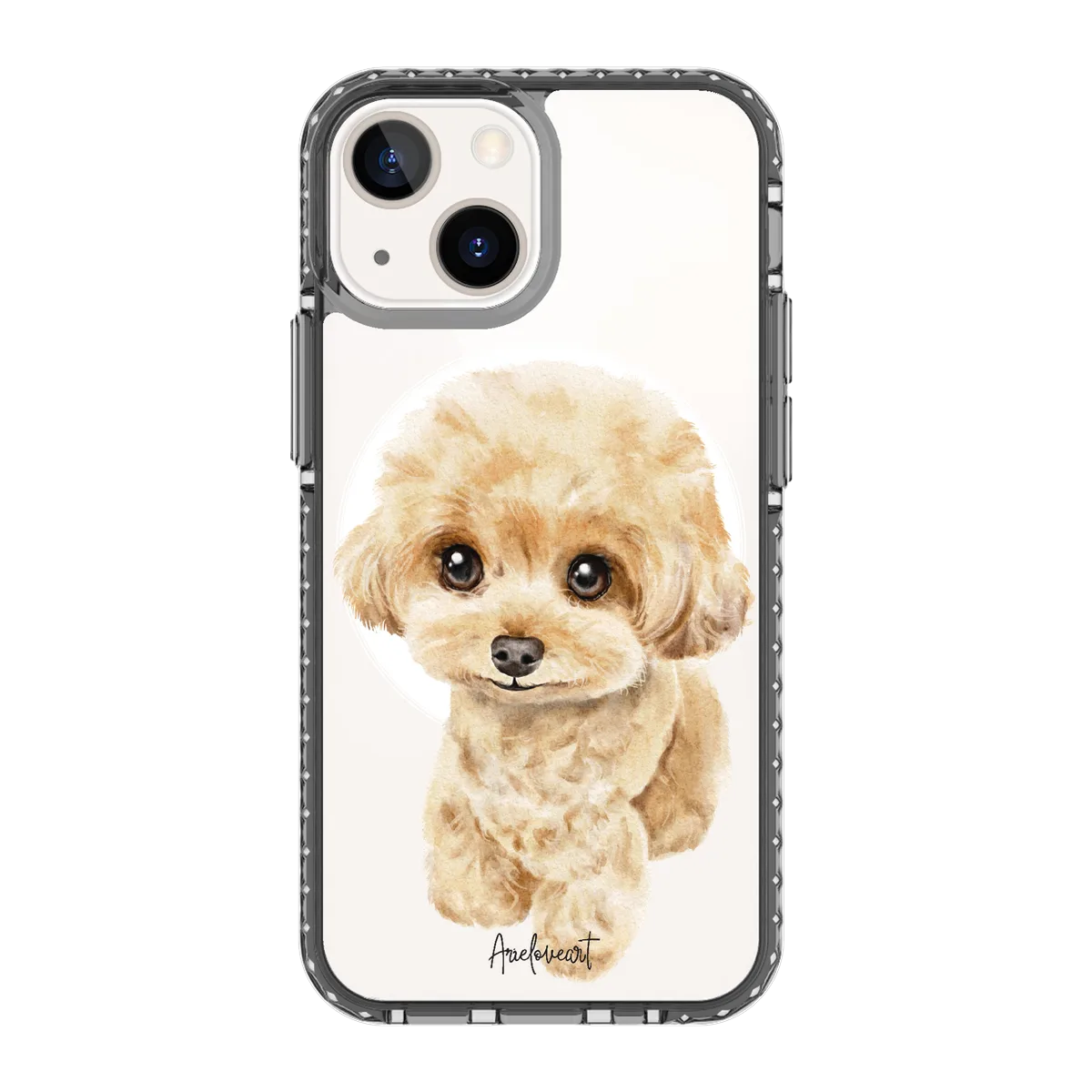 6041-iphone-13-mini-golden-case-magsafe-compatible-transparent-black