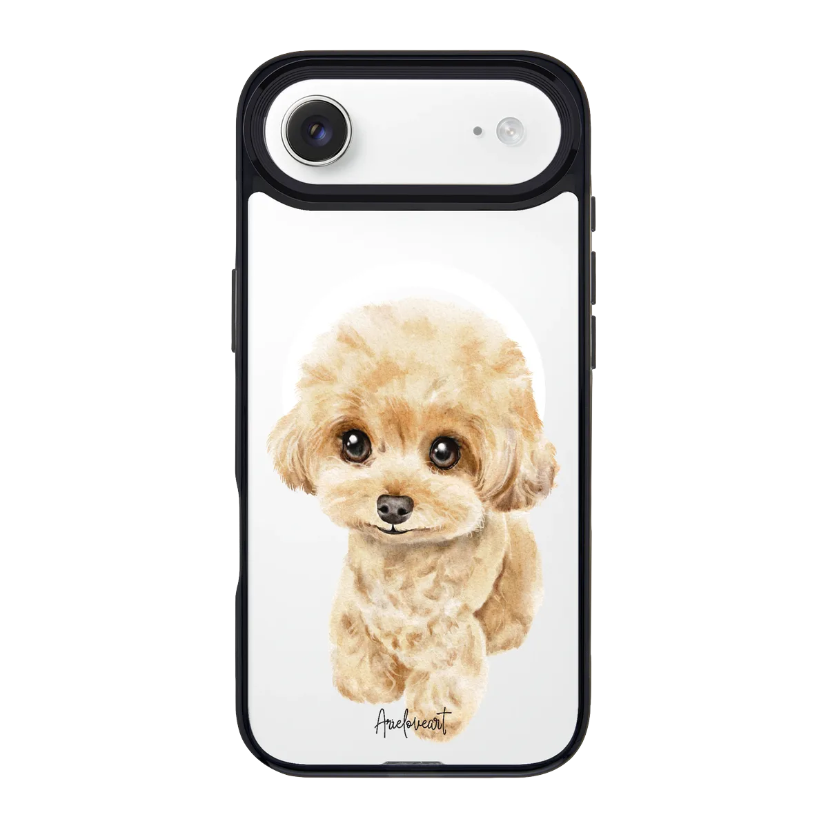 6041-iphone-17-air-goldensnap-case-magsafe-compatible-transparent-black