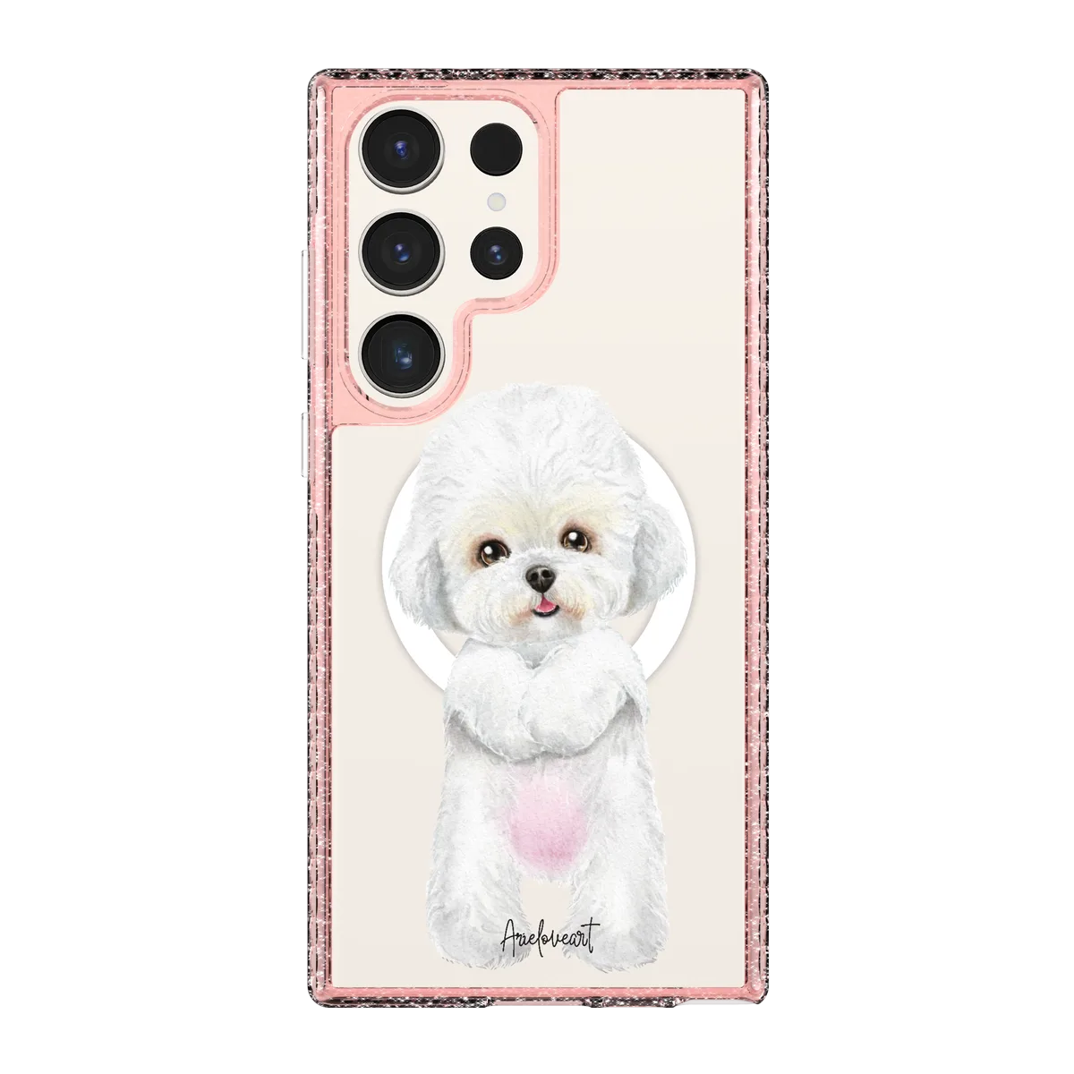 6043-galaxy-s23-ultra-golden-case-magsafe-compatible-pink-glitter