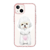 6043-iphone-13-golden-case-magsafe-compatible-pink-glitter