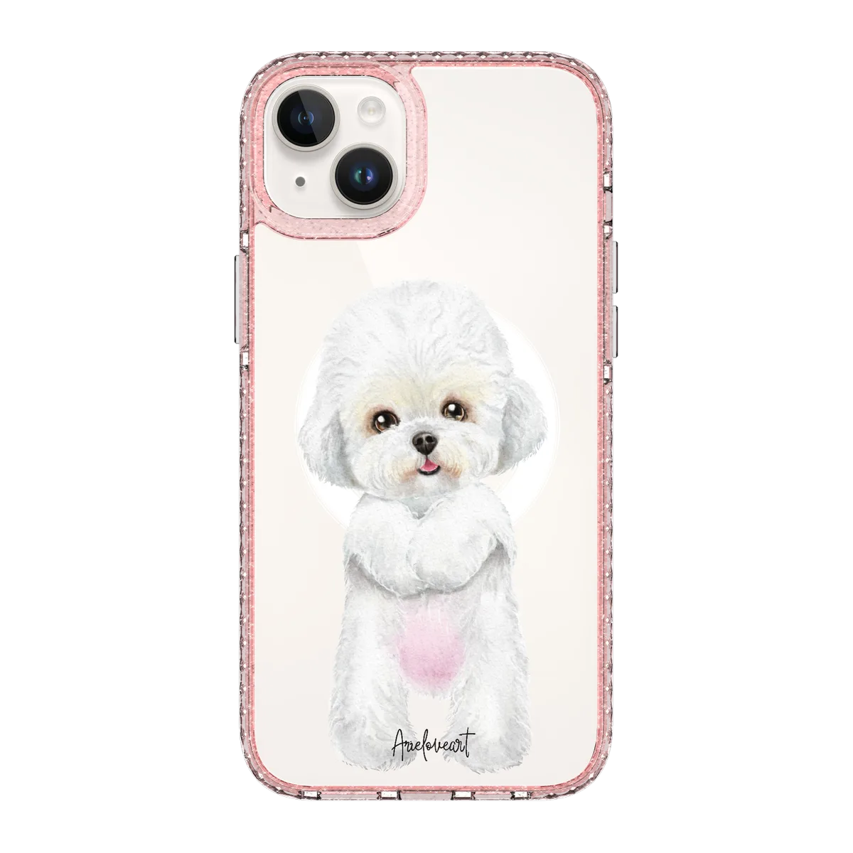 6043-iphone-14-plus-golden-case-magsafe-compatible-pink-glitter