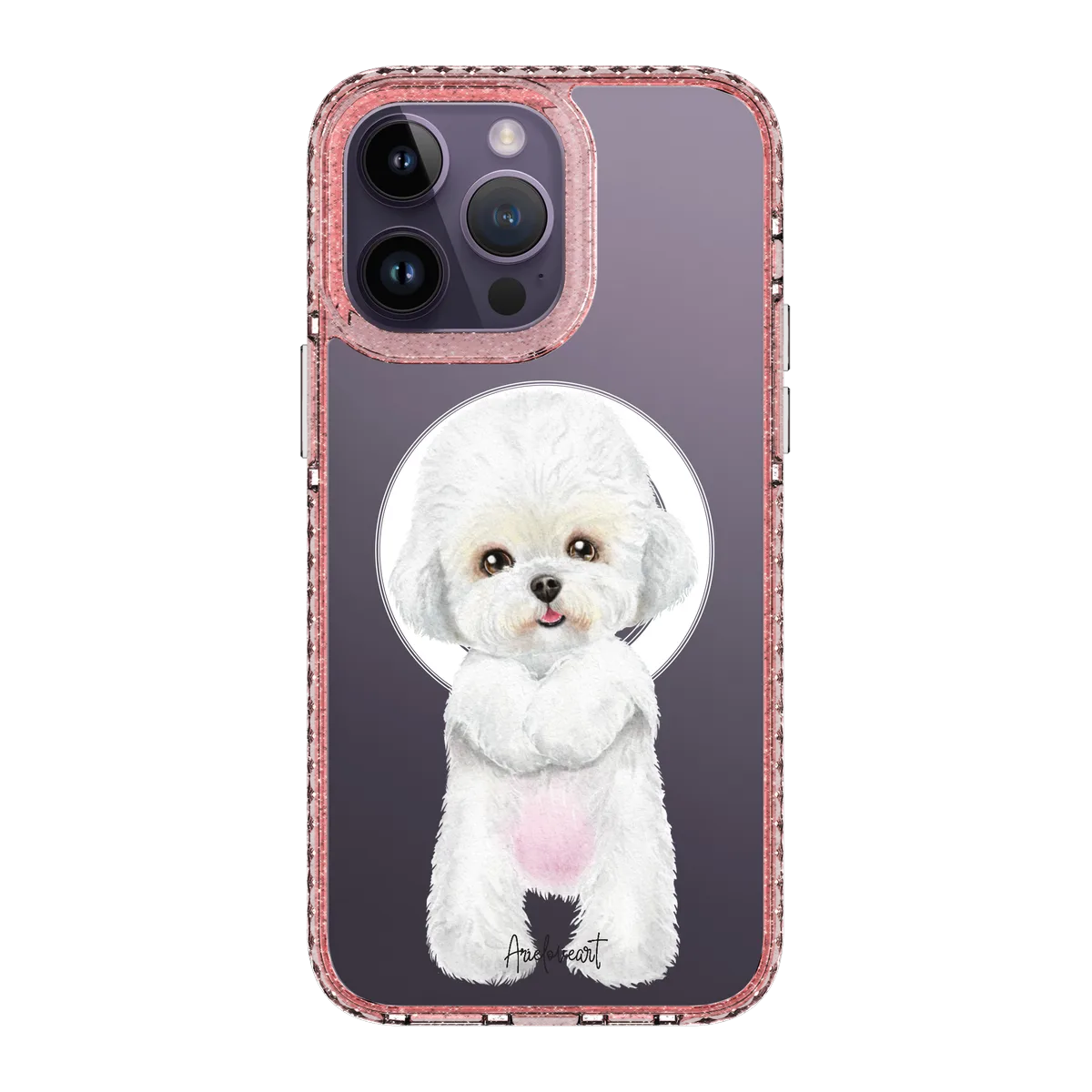 6043-iphone-14-pro-max-golden-case-magsafe-compatible-pink-glitter