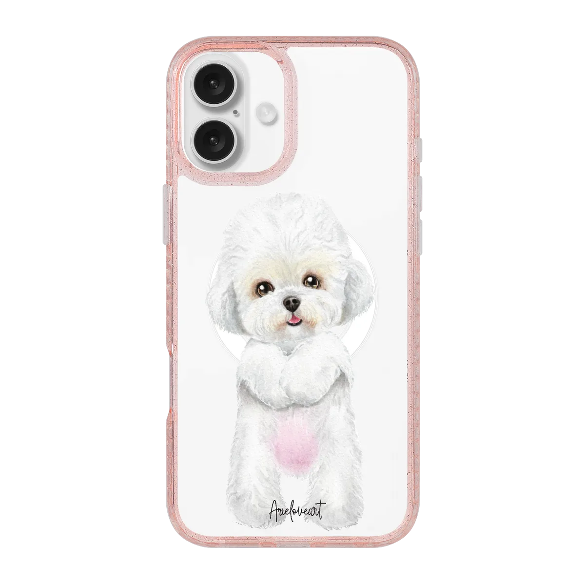 6043-iphone-16-plus-golden-case-magsafe-compatible-pink-glitter