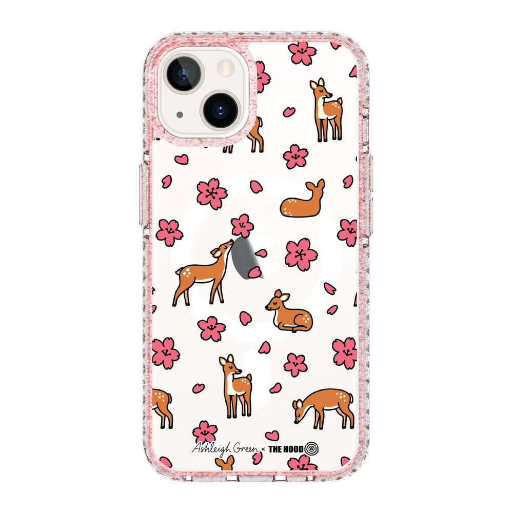 6044-iphone-13-golden-case-magsafe-compatible-pink-glitter