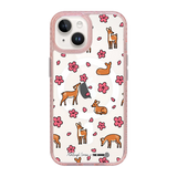 6044-iphone-15-golden-case-magsafe-compatible-pink-glitter