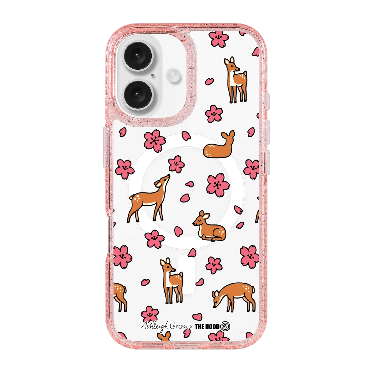 6044-iphone-16-golden-case-magsafe-compatible-pink-glitter