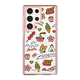 6045-galaxy-s23-ultra-golden-case-magsafe-compatible-pink-glitter