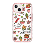 6045-iphone-13-golden-case-magsafe-compatible-pink-glitter